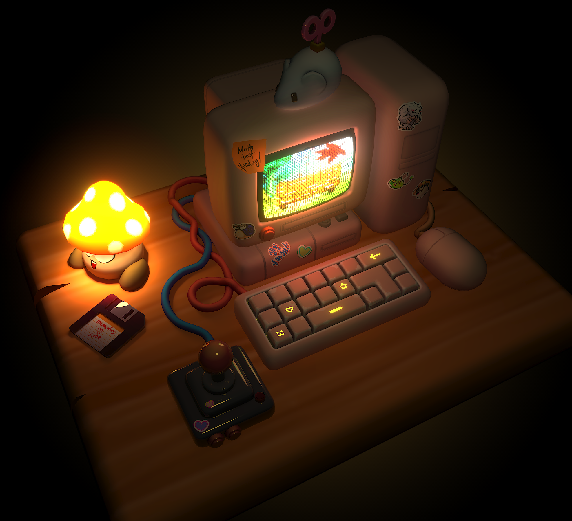 Retro Stylized Computer